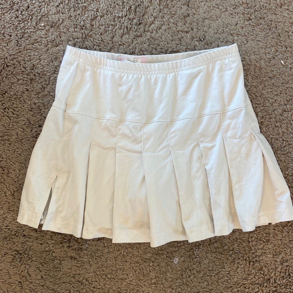 Girls medium ribbed tennis skirt
